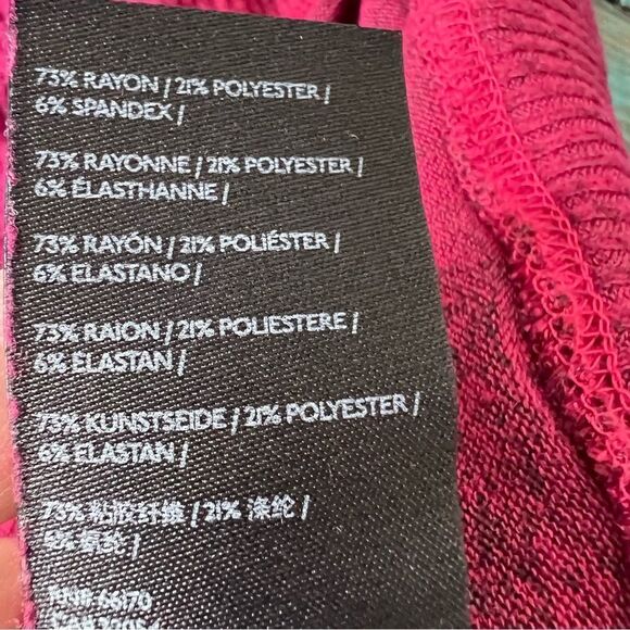 ANTHROPOLOGIE Lightweight Red Faux Wrap Size S - Picture 7 of 10